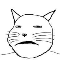 animal cat ear eyelids frown snout soyjak subvariant:impish_meowjak subvariant:massjak subvariant:massmeowjak subvariant:wholesome_soyjak variant:gapejak whisker // 600x600 // 11.9KB