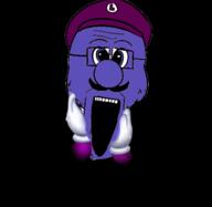 blue_eyes clothes glasses hat luigi mario mustache open_mouth soyjak stretched_mouth stubble variant:unknown video_game // 566x552 // 73.3KB