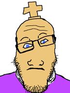 blue_eyes brimmiest_comments_section☣️☣️☣️_do_not_enter☣️☣️☣️ chess closed_mouth cross eyes glasses kinger looking_at_you neutral purple_shirt stubble subvariant:neutralplier tadcgem variant:markiplier_soyjak white_background // 194x259 // 20.1KB