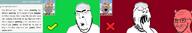 5soyjaks allah angry arabic_text checkmark closed_eyes closed_mouth devil_horns god grey_hair hadith hand islam live_reaction muslims open_mouth satan smile smug sneeze stubble subvariant:wholesome_soyjak taqiyah text variant:cobson variant:gapejak variant:soyak yawn // 4841x826 // 420.2KB