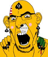 bbc country ear facial_mark flag flag:gbarpolu_county flag:liberia forehead_mark gbarpolu_county gem glasses hair hand liberia liberian nose_piercing nose_ring open_mouth painted_nails plant queen_of_spades soyjak stubble subvariant:slutson subvariant:spadeson tattoo tree variant:cobson // 723x861 // 88.6KB