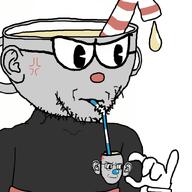 artist:sneedborea cup cuphead mugman variant:soyak // 800x800 // 140.4KB