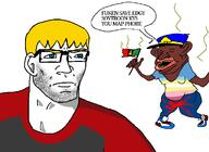 big_ears big_nose bleeding_wound blood brown_skin closed_eyes discord fat flag:map flies foodist glasses mutt mutt_lips nas:amerimutt nate neovagina nigger slopjak spade stink_lines stubble utubetrollspolice variant:unknown // 980x716 // 195.1KB