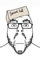 closed_mouth glasses mustache serious_hat soyjak stubble thick_eyebrows variant:flartson // 410x600 // 43.3KB