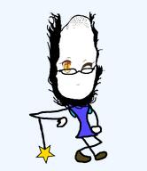 :3 anime brimstone fairy glasses mullet smug star variant:mulletjak want wing wink // 838x970 // 33.9KB