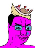 admin arch_linux banana_split_ice_cream chud chuddy developer happy looking_to_the_right pink_skin quote_(user) smug tinted_glasses variant:chudjak white_background // 700x970 // 28.7KB