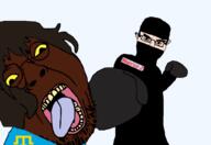 Astrofene_(namefag) Warrior-Z(user) balaclava boxing boxing_glove brown_troonjak crimean_tatar flag:crimean_tatar hair punch variant:bernd variant:chudjak // 1024x704 // 172.4KB
