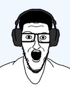 hair headphones low_taper_fade massive open_mouth series:joke_soyjaks template variant:lowtaperjak // 1098x1466 // 33.3KB