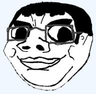 baby chud deformed glasses head merge subvariant:nathaniel variant:chudjak variant:gapejak // 530x520 // 11.8KB