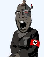 admin artist:squirreljak boot boot_(user) cyborg glasses grey_skin meta:tagme nazism stubble transparent_background variant:cobson // 1022x1300 // 366.0KB