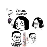 chloe_hudson connor_hudson deformed female femjak glasses hair hanging i_love lipstick makeup meta:tagme nigger oekaki open_mouth purple_hair round_glasses siblings soyjak subvariant:female_chudjak text tranny variant:bernd variant:chudjak wrinkles yellow_teeth // 500x500 // 87.4KB