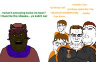 angry artist:crimsonvoidhydra1488 award badge blue_eyes booru booru.soy brown_hair brown_skin buff closed_mouth clothes crossed_arms dan ear esl glasses greentext hair jimbo_(namefag) jimbo_(user) jimbrap jimbraphog looking_at_each_other looking_at_you mascot meta:namefags muscles muscular_male oneshot oneshot_pedo_nigger oneshotfag open_mouth orange orangetext pooneshit pooneshit_pedo smile smug soybooru soyjak stubble subvariant:massjak subvariant:muscular_chud text variant:alicia variant:chudjak variant:feraljak variant:gapejak variant:soyak vein vivo_endive white_skin // 4032x2622 // 399.0KB