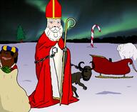 3soyjaks animal arm art artist:sectionalism bag beard big_lips bishop black_skin blue_eyes box candy_cane chain christmas christmas_tree claw clothes crook curly_hair ear frown fur glasses glasseslasses glove hair hand hat horn krampus mitre mustache night north_pole northern_lights ominous polar_bear presents robe santa_claus sinterklaas sky sleigh smile snow soy soyjak star subvariant:hornyson teeth torso variant:cobson variant:impish_soyak_ears white_hair wojak zwarte_piet // 1500x1225 // 392.1KB