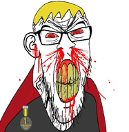 angry blood bloodshot_eyes clenched_teeth hair medal nate natejak red_shirt seething soyjak_party subvariant:feralrage template transparent_background variant:feraljak yellow_hair // 893x918 // 504.7KB