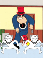 2soyjaks american_dad bald cartoon clock clothes ear full_body looking_at_you monkey_dance series:TIME_TO_KICK_IT! smile stubble time_to_kick_it top_hat variant:impish_soyak_ears white_skin // 400x533 // 2.0MB