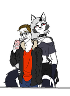 blond furry glasses hmofa hmofajeet loona_(helluva_boss) meta:namefags meta:self_insert meta:self_inserted_again_award selfie series:furry_drawings thub_(user) transparent_background variant:unknown white_skin // 391x534 // 26.8KB