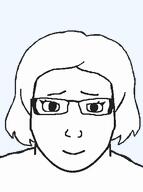 female glasses lawrence series:foidjaks soyjak subvariant:female_lawrence subvariant:lawrence variant:markiplier_soyjak // 348x467 // 5.4KB