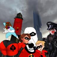 angry city city_17 demon flash glasses green_eyes half-life half-life_2 helen_parr horn incredible_fatty monster mustache open_mouth pentagram queen_of_hearts queen_of_spades red_skin satanism shadowbashe soyjak star stubble the_incredibles valve variant:chugsjak variant:cobson variant:feraljak viollet_parr // 720x720 // 500.6KB