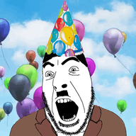 adolf_hitler animated balloon birthday ext=gif open_mouth party party_hat shocked surprised variant:cobson // 360x360 // 1.5MB