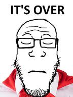 closed_eyes closed_mouth clothes frown glasses its_over meta:tagme sad sovyonok_fest soyjak stubble text variant:markiplier_soyjak // 600x800 // 143.4KB