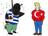 2soyjaks ack antenna beard black_eyes black_skin blond blood bloodshot_eyes blue_eyes brown_skin bug chad closed_mouth clothes cockroach cross_eyed crying diaper flag flag:greece flag:turkiye flies gayreece glasses greekroach hair hand hanging holding_object holding_paper jeans nigger pointing poop roach shitskin shoe smell stinky suicide teeth tongue trend:aryan turk turkaryan turkiye turkroach tvrkaryan unbothered unibrow variant:feraljak variant:shotjak white_skin wing yellow_teeth // 833x626 // 171.7KB