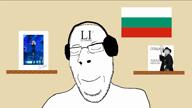 bulgaria closed_eyes closed_mouth flag flag:bulgaria glasses happy headphones irl_background lili_ivanova music smile smirk soyjak stubble subvariant:nucob variant:cobson video // 1920x1080, 239.4s // 30.2MB