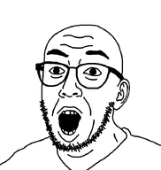 bald extended_mouth glasses redraw series:remastered_soyjaks template variant:scientolojak white_skin // 681x720 // 15.2KB