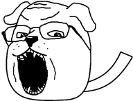 anger angry animal barking canine dog dog_ear fangs no_background open_mouth pet subvariant:gapedog subvariant:wholesome_soyjak tail transparent_background variant:gapejak white_fur // 1136x867 // 52.4KB