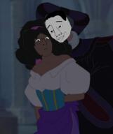 2soyjaks dark_skin esmerelda frollo green_eyes gypsy hunchback_of_notre_dame sniffing subvariant:female_cobson variant:chudjak variant:cobson // 745x891 // 512.0KB