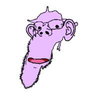 ditto glasses happy kanto pink_skin pokemon stubble variant:splatjak // 250x250 // 20.4KB