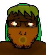 clothes deku glasses hair hat link_(the_legend_of_zelda) stubble subvariant:lawrence the_legend_of_zelda:_majora's_mask variant:markiplier_soyjak // 406x491 // 75.3KB