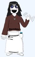 avengers beanie blue_eyes blush eyes_like_the_o-o-cean glasses hair happy jartycuck meta:the_end_of_jarty nintendo open_mouth shoe skirt variant:soytan video_game waving // 1352x2196 // 40.4KB