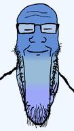 blue blue_skin calm closed_eyes closed_mouth cold cool glasses gradient happy smile soyjak stretched_chin stubble subvariant:longplier template variant:markiplier_soyjak white_skin // 993x1745 // 46.8KB