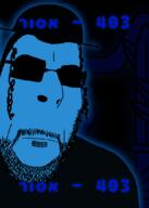 403 beard black_background closed_mouth glasses glowing hebrew_text idf kike submission top_hat variant:cobson // 768x1080 // 131.7KB