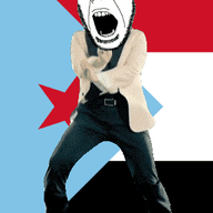 angry animated country dance flag flag:south_yemen gangnam_style glasses open_mouth south_yemen soyjak stubble variant:cobson yemen // 300x460 // 503.3KB