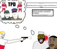 ack aryan belarus border crying gun islam mudslime muslims muzzie poland shooting variant:bernd variant:chudjak variant:markiplier_soyjak // 1450x1250 // 317.8KB