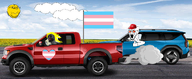 bait cars cloud eyelashes flag flag:transgender_pride_flag grass lipstick maga nas:gigachad reddit seethe sun tranny transgender_flag variant:gapejak variant:soyak wig // 1897x782 // 1012.9KB