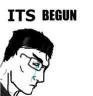 chad crying crying_wojak glasses ifunny its_begun its_over side_profile text variant:chudjak // 668x688 // 76.7KB