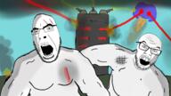 battle discord explosion running soyjaks variant:cobson variant:feraljak // 1280x720 // 711.1KB