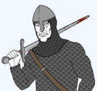 buff glasses helmet italy medieval muscles norman sicily subvariant:perceptive_chud sword variant:chudjak vein // 1280x1215 // 168.8KB