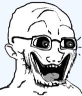 ear glasses happy open_mouth smile stubble subvariant:doctos tongue variant:soyak // 540x628 // 132.6KB