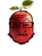 apple food fruit neutral series:fruiterz! soyjak stubble subvariant:neutralplier variant:markiplier_soyjak // 600x800 // 305.0KB