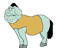 animal big_lips blue_skin clothes hair hoof horse meta:namefags pony series:animaljaks tail template transparent_background trevor_(user) variant:meximutt // 1620x1373 // 87.5KB