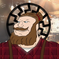 2010s aryan beard blue_eyes brown_hair button clothes hair_bun hairband manbun millenial muscles muscular_male mustache of_monsters_and_men plaid red_shirt smile song sonnenrad spinning spinning_symbol subvariant:mexiaryan suspenders tartan transparent_background tshirt variant:meximutt vril white_skin // 720x720, 10.7s // 3.4MB