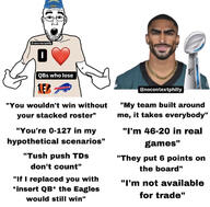 black_skin buffalo_bills cincinnati_bengals football instagram jalen_hurts los_angeles_chargers nfl philadelphia_eagles super_bowl variant:shirtjak // 1284x1267 // 612.5KB