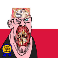 adolf_hitler angry award blue_eyes ear flag:poland hitler_mustache nazism poland rent_free rotten_teeth salute subvariant:feralrage variant:feraljak wifebeating // 1170x1170 // 250.6KB