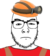 construction_hat engineer engineer_(tf2) red_shirt soyjak team_fortress team_fortress_2 uncjak variant:uncjak white_background // 900x1000 // 217.8KB