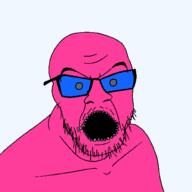 angry blue blue_eyes button doll_(user) open_mouth pink pink_skin soyjak variant:feraljak zipper // 1500x1500 // 44.7KB