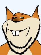 animal buck_teeth closed_mouth ear green_eyes hammy_(over_the_hedge) movie over_the_hedge smile soyjak stubble trend:squirreljakking variant:impish_soyak_ears // 598x800 // 84.9KB