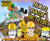 angry building caution closed_mouth clothes hammer hat helmet meta:not_oc meta:tagme minecraft multiple_soyjaks open_mouth soycraft subvariant:muscular_chud subvariant:wholesome_soyjak text variant:a24_slowburn_soyjak variant:bernd variant:chudjak variant:cobson variant:feraljak variant:gapejak variant:markiplier_soyjak // 2205x1781 // 6.2MB